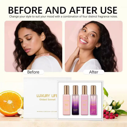 Bella Vita Luxury Women's perfume Set Gift Box Floral and fruity fragrance Long lasting sweet fragrance Suitable for any venue 3~9days