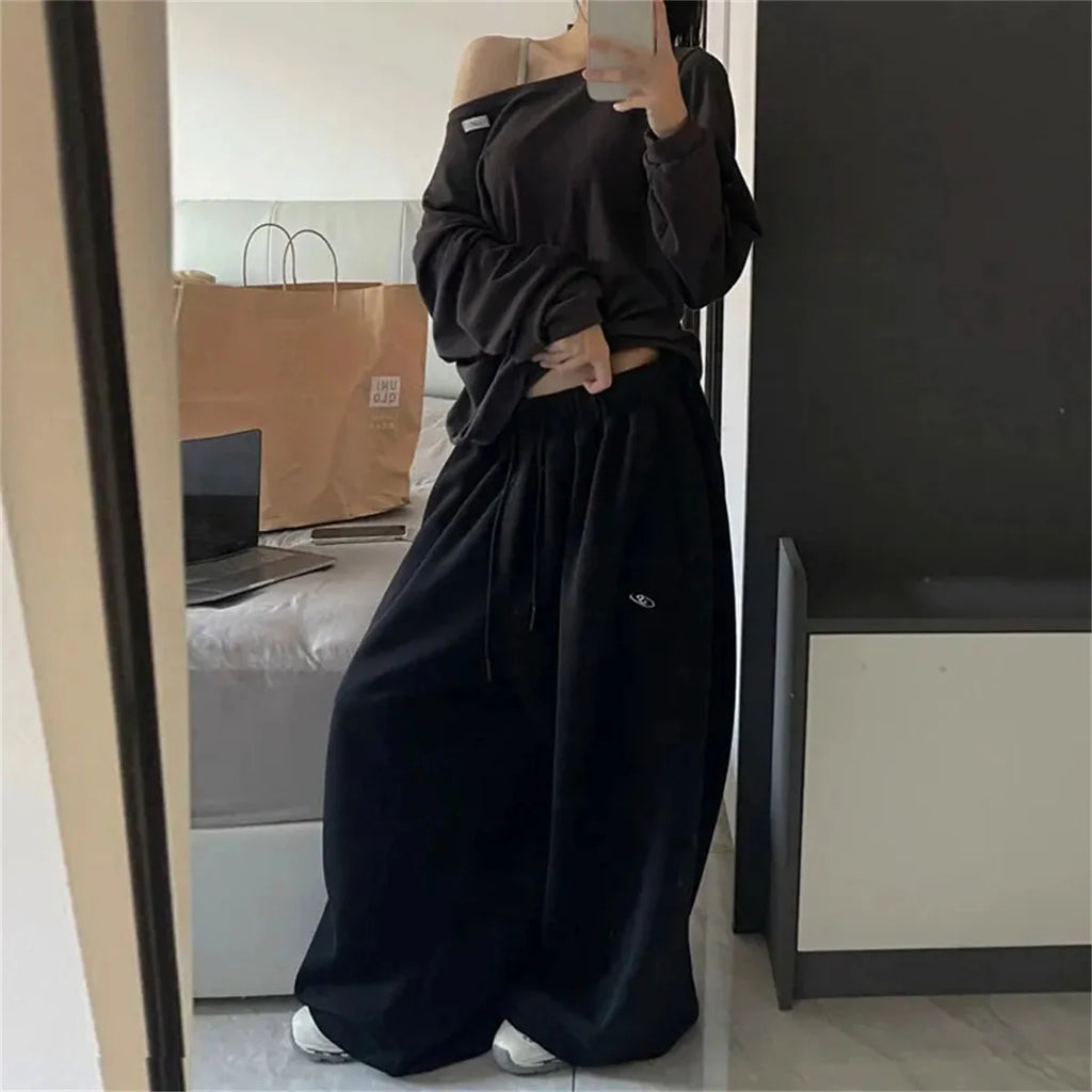 Oversize Woman Sweatpants Loose Casual Jogger Pants 7~12days