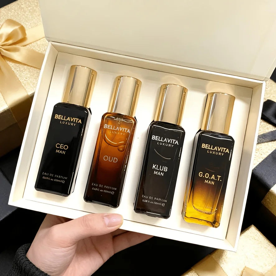 Bella Vita Organic Man Luxury Perfume has a woody floral and fruity aroma that is fresh and long-lasting 3~9days