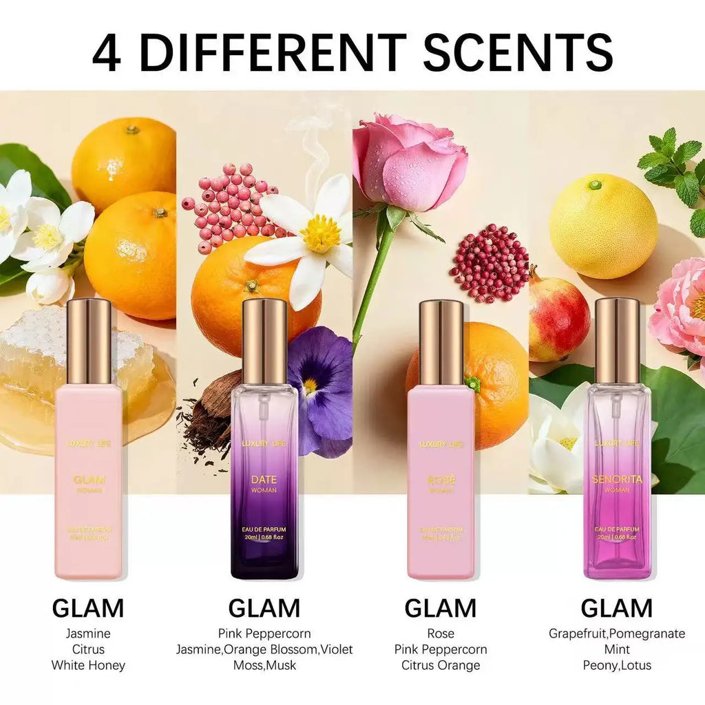 Bella Vita Luxury Women's perfume Set Gift Box Floral and fruity fragrance Long lasting sweet fragrance Suitable for any venue 3~9days