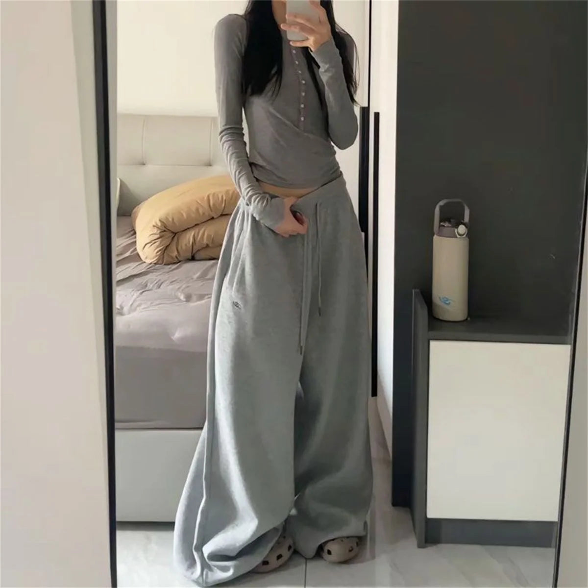 Oversize Woman Sweatpants Loose Casual Jogger Pants 7~12days