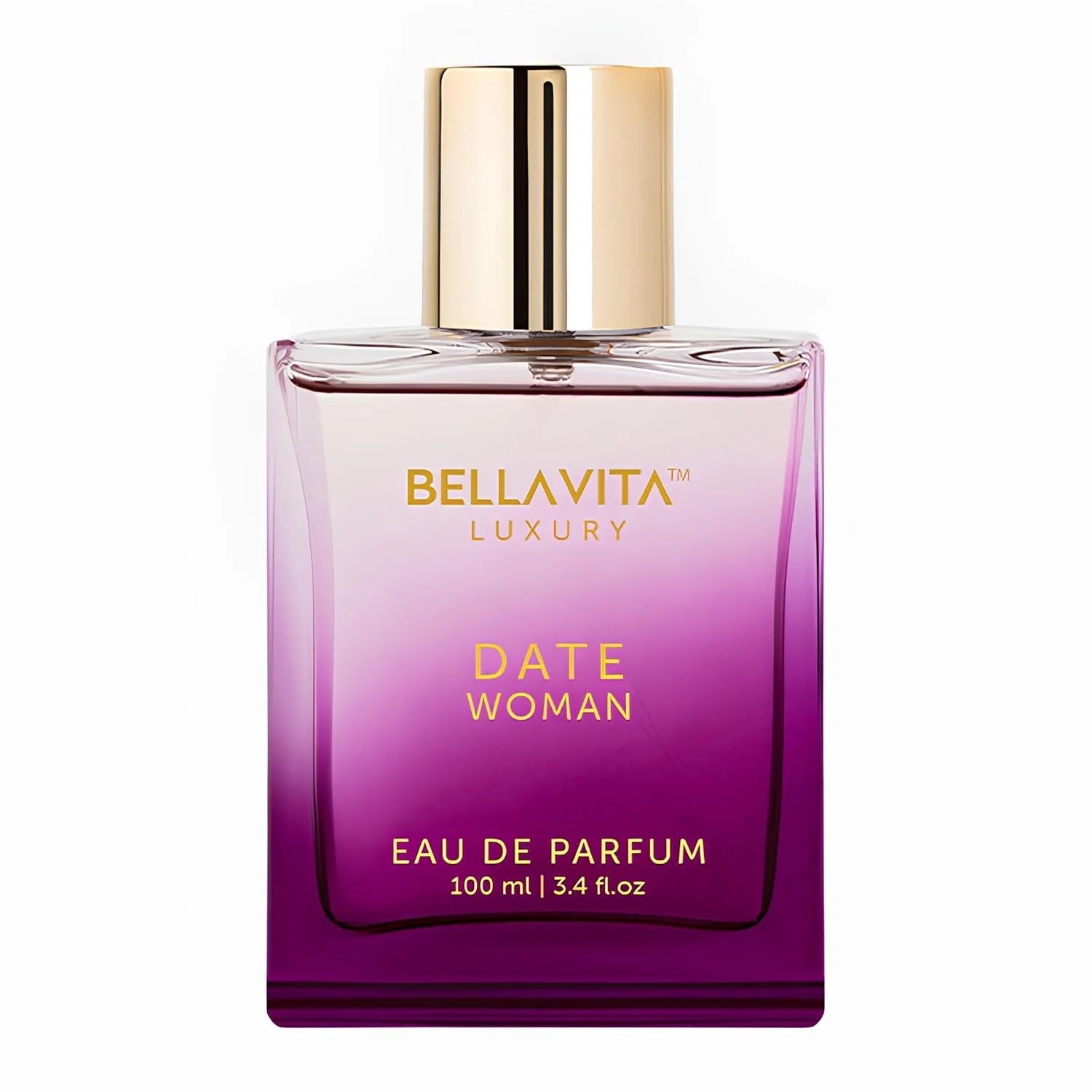 Bella Vita Luxury Date Woman Women EDP Perfume 100ml Sleek Gradient Purple Bottle Elegant Gold Cap Bright Tropical Floral Fruity Scent Summer Vacation Dating Birthday Luxury Gift For Her 4~9days