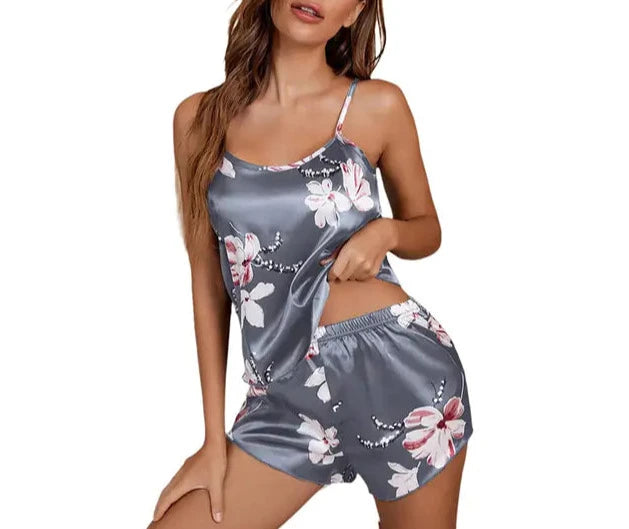 Sexy Floral Pajama Set