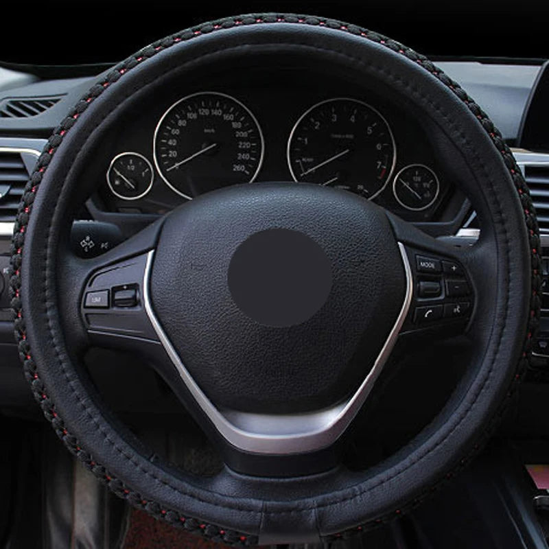 Car Steering Wheel Cover Wrap Volant Ice Silk Truck Lorry Bus Non-slip Diameters For 36 38 40 42 45 47 50 CM Auto Accessories 8~17days