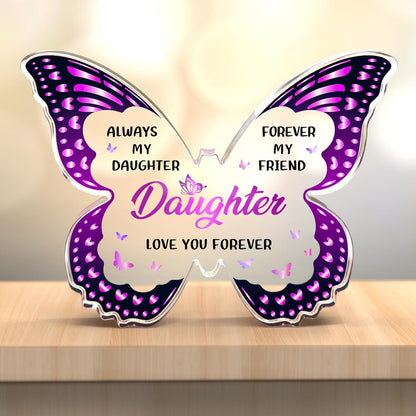 Purple Butterfly Transparent Acrylic Mother's Day Birthday Gift Home Decoration