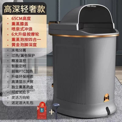 Foot Bath Tub Constant Temperature Electric Massage Fumigation Foot Bath Barrel 8~10days