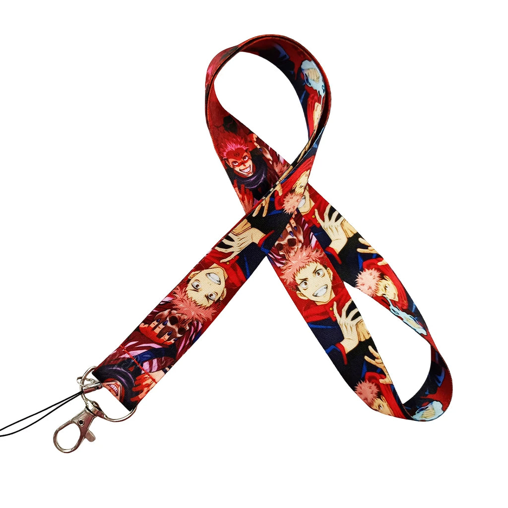 Anime Neck Strap Lanyards Keychain ID Card Pass Hang Rope Lariat Lanyard Key Chain Key Ring Badge Holder Accessories Gifts 7~11days