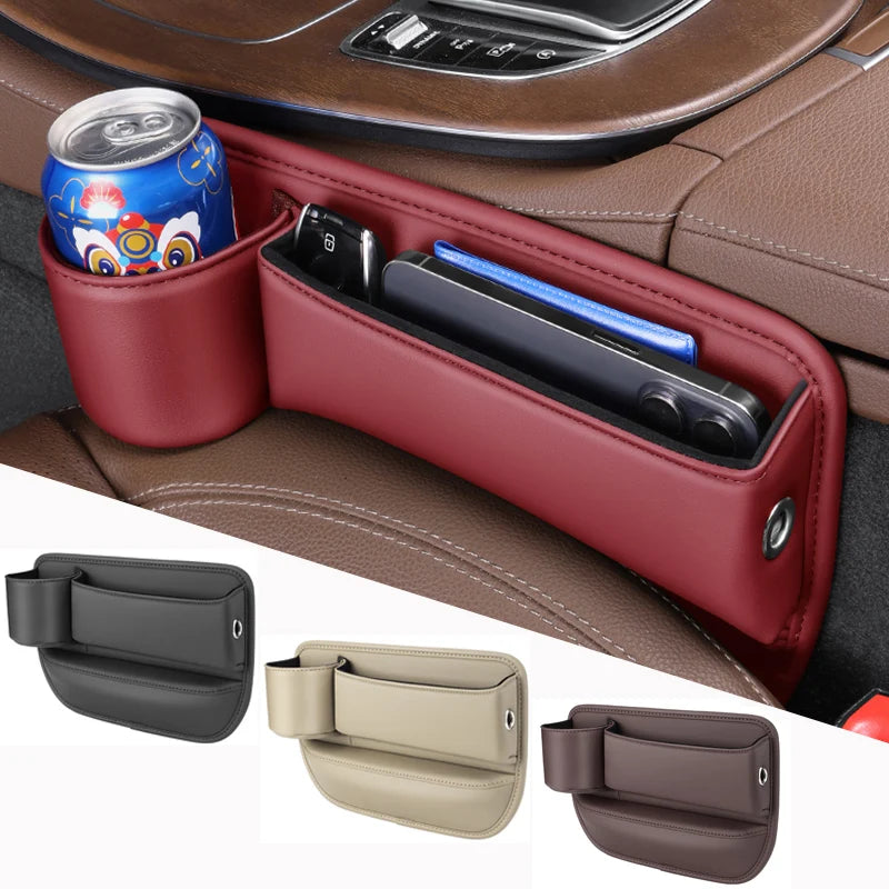 1pcs Car Seat Gap Organizer Storage Box Pocket Multifunction Wallet Keys Card Cup Phone Holder Auto Cup Holder Storage Box 7~10days