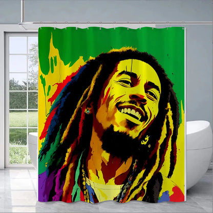 Shower Rapper Bob Marleys Curtain 7~10days