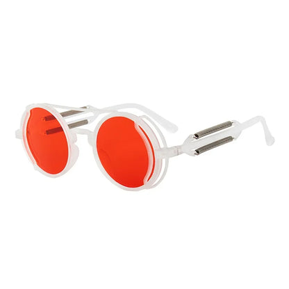 Steampunk Sunglasses UV400 Round Frame 10~13days