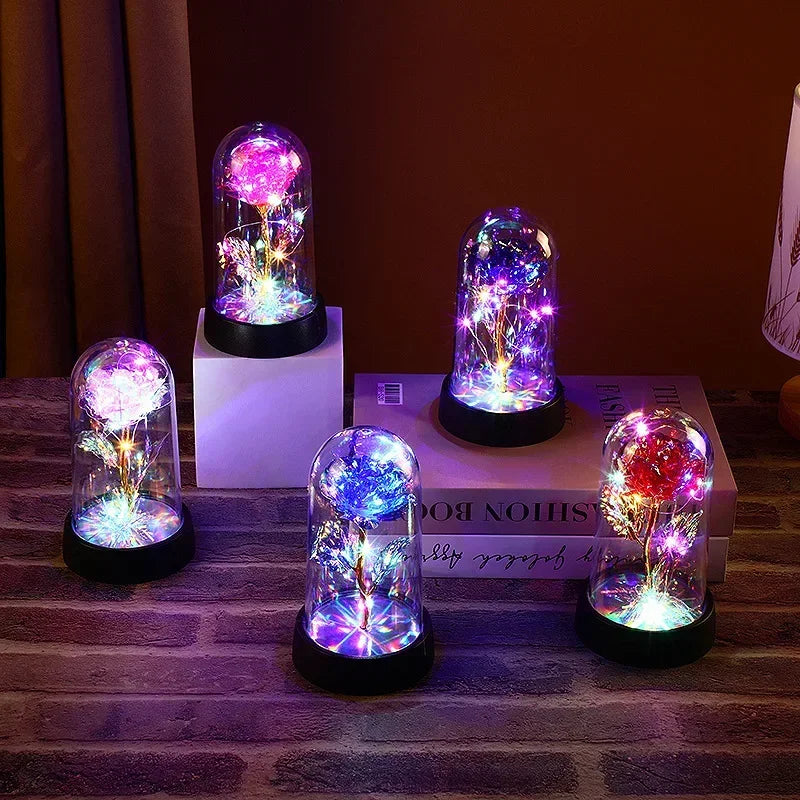 LED Simulation Rose Flower Light 7~10days