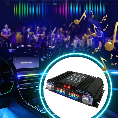 1600W Peak Power HiFi Sound Amplifier Digital 4 Channel Audio Amplifier Bluetooth Karaoke Player FM Radio Support Remote Control 7~10days