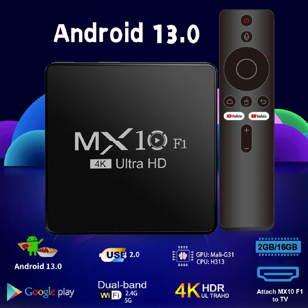MX10 Smart TV Android Box  8~16days