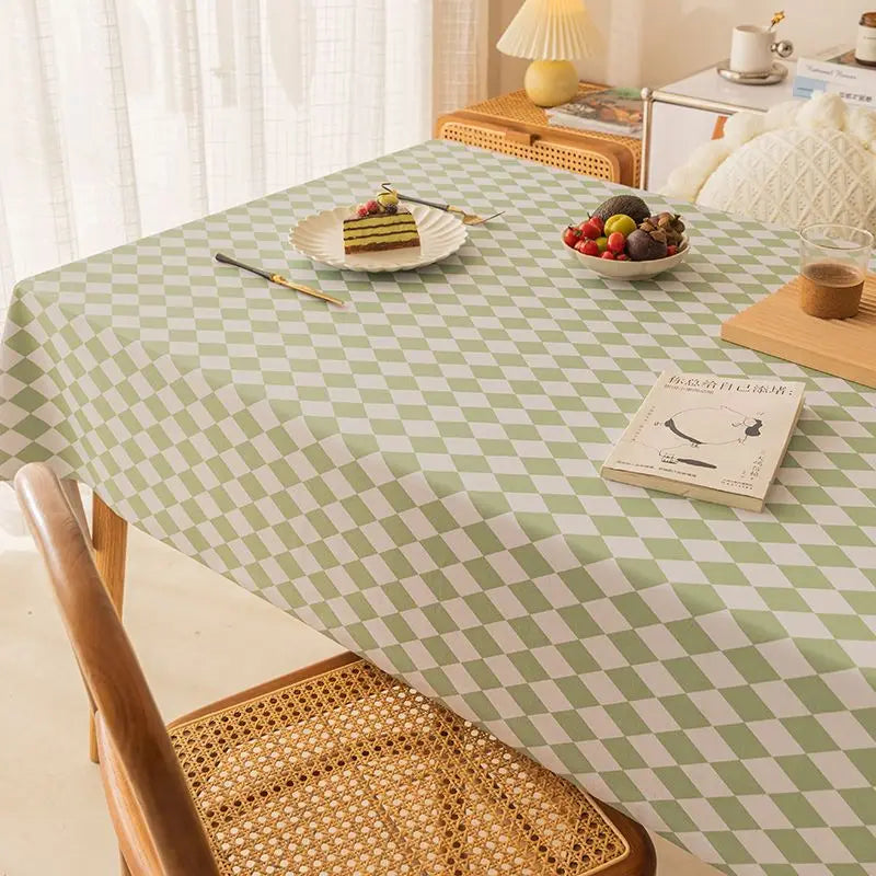 Modern Concise Style Pattern Waterproof Rectangular Polyester Tablecloth 9~13days