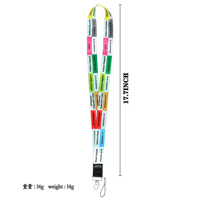 Medical Doctor Nurse Lanyards for Key Neck Strap For Card Badge Gym Key Chain Lanyard Key Holder DIY Hang Rope Keychain 7~11days