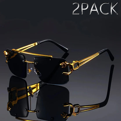 2pcs Men and women Outdoor Travel Sunglasses 9~13days