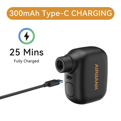 AIRBANK Pocket SE Mini Portable Electric Pump For Bicycle 9~14days