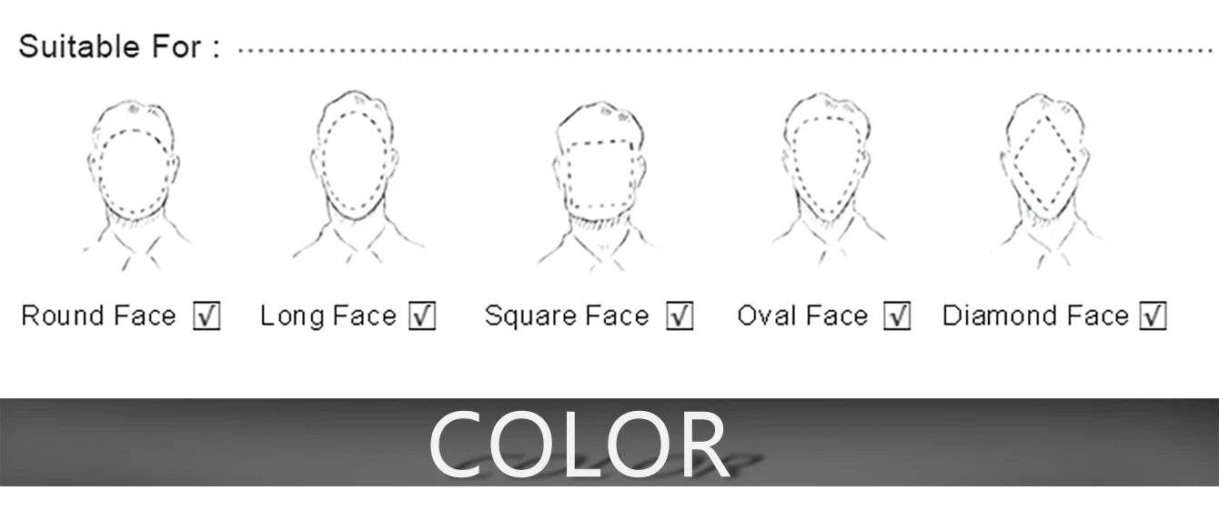 Square Big Frame Sunglasses Men/Women 10~13days