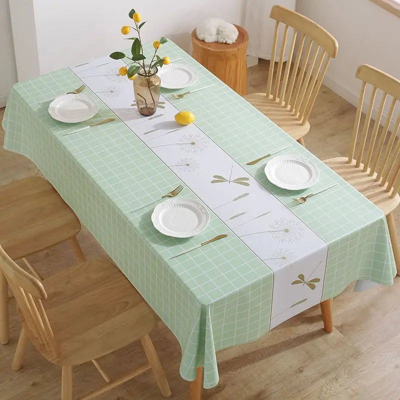 Modern Concise Style Pattern Waterproof Rectangular Polyester Tablecloth 9~13days