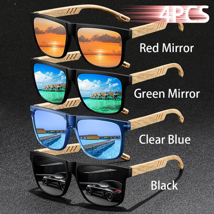4PCS Luxury Designer Sunglasses Set 9~13days