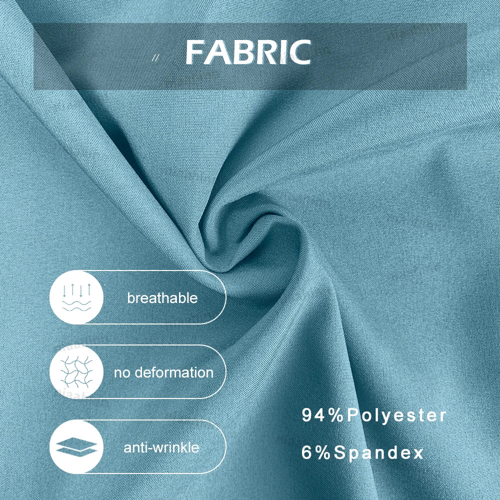 Medical Scrub Uniform Top & Pants Sets Nurse 9~14days