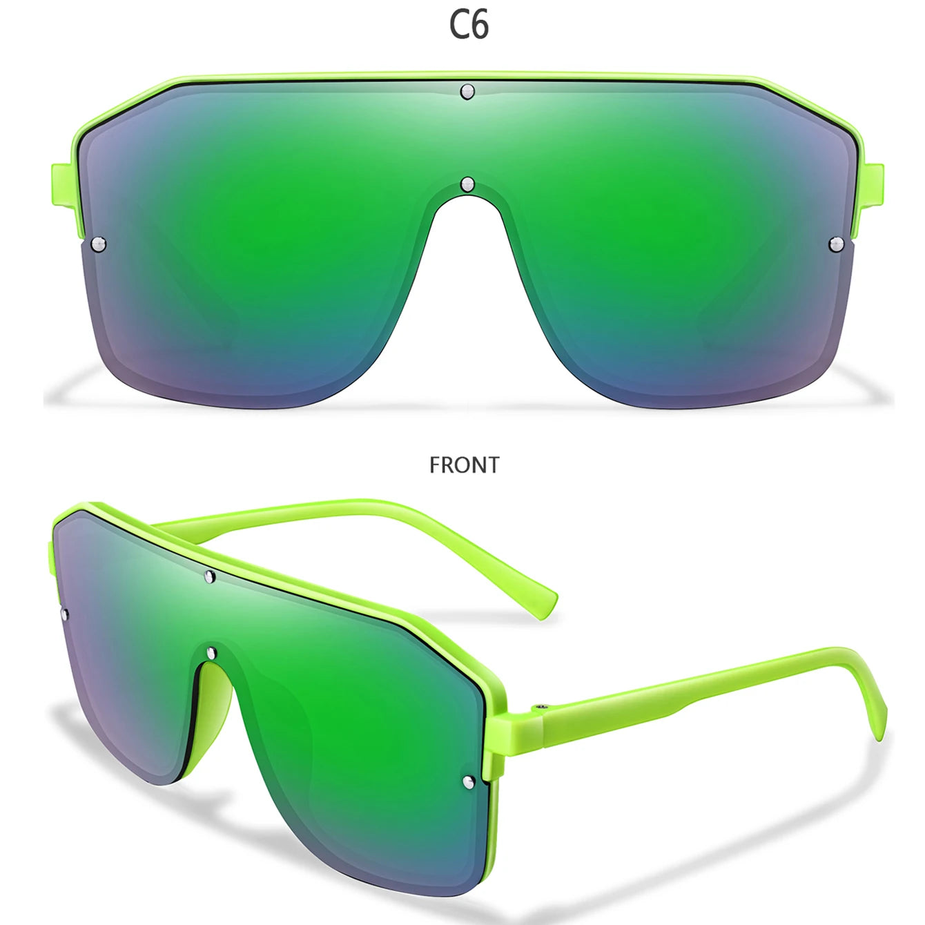 Square Big Frame Sunglasses Men/Women 10~13days