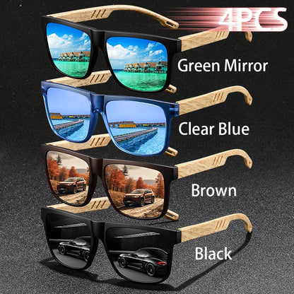 4PCS Luxury Designer Sunglasses Set 9~13days