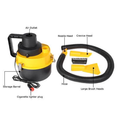 12V Portable Handheld Car Vacuum Cleaner Auto Wet Dry Dual Use Vacuum Cleaner 9~12days