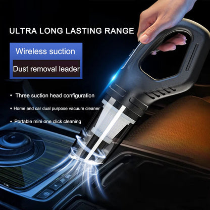 12W Car Cordless Vacuum Cleaner Portable Handheld Vacuum Powerful Suction Mini Vacuum Cleaner USB Rechargeable for Vehicle/Home 9~12days