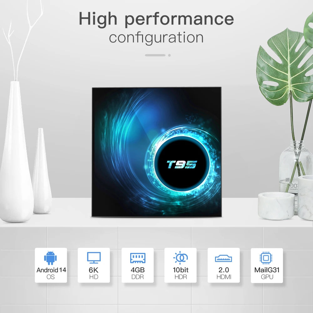 T95 android tv box Media Player 8~15days