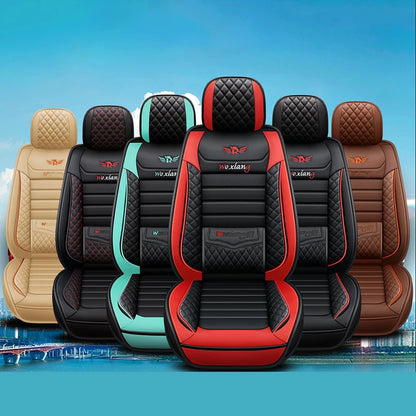 Elegant Universal Faux Leather Car Seat Cover by Tand: Easy-Clean, Comfort Design, Fits Major Models - Enhance Your Car's 5~8days