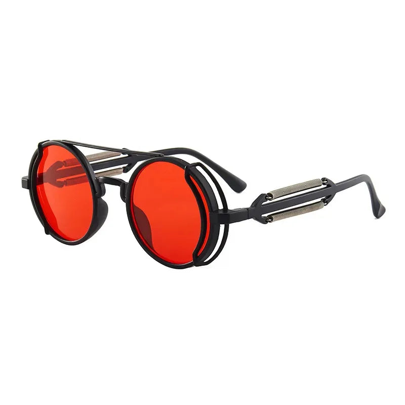 Steampunk Sunglasses UV400 Round Frame 10~13days
