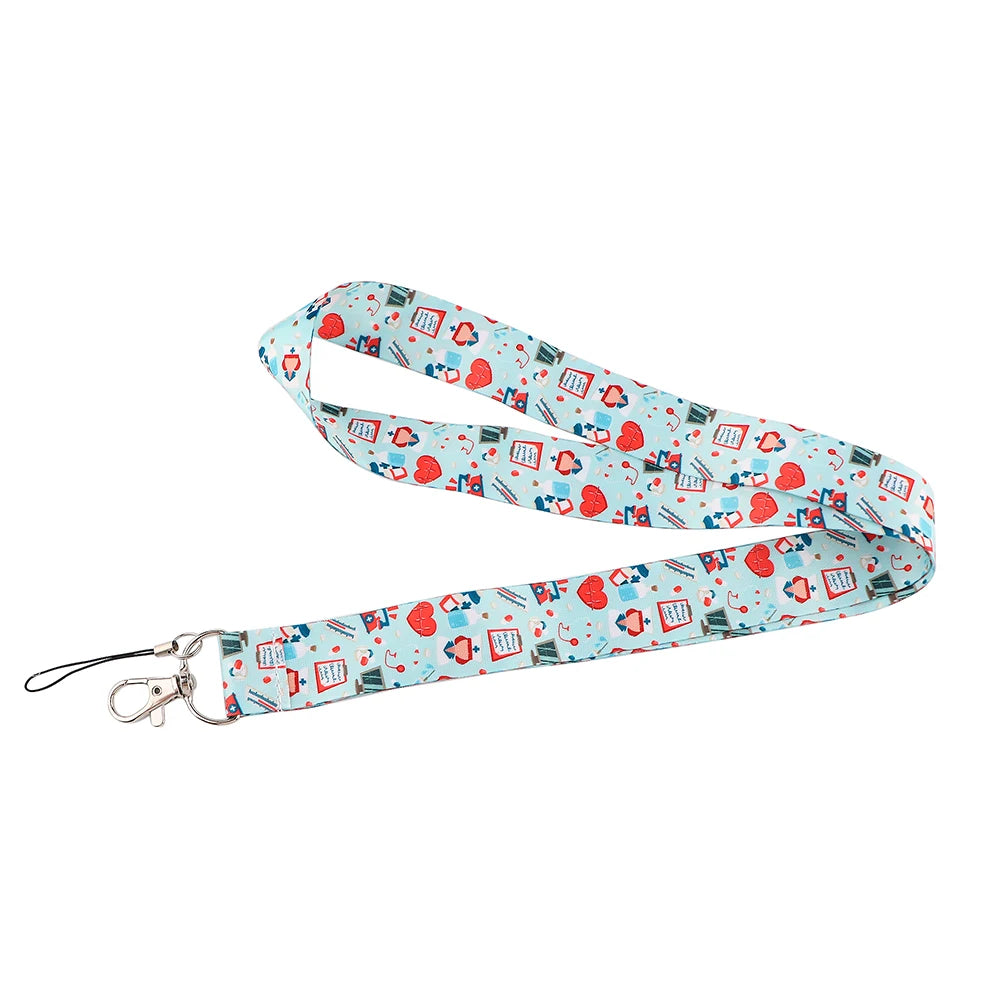Medical Doctor Nurse Lanyards for Key Neck Strap For Card Badge Gym Key Chain Lanyard Key Holder DIY Hang Rope Keychain 7~11days