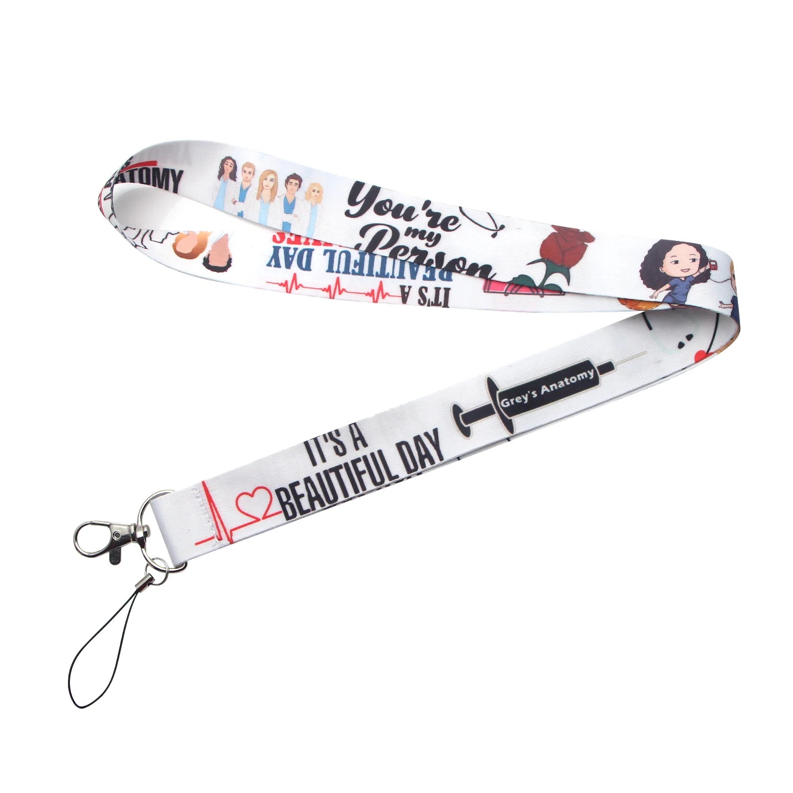 Medical Doctor Nurse Lanyards for Key Neck Strap For Card Badge Gym Key Chain Lanyard Key Holder DIY Hang Rope Keychain 7~11days