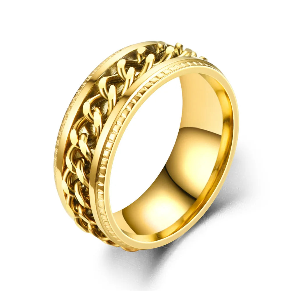 Rotatable Chain Rings size 10 to 13