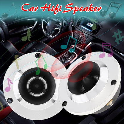 2pcs 4Inch 1500W Titanium Bullet Tweeter with Capacitor Modified Vehicle Tweeter Sound Auto Music Stereo Loud Car Speakers 7~16days