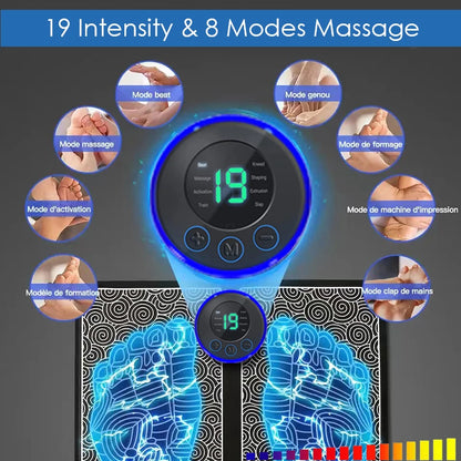 Electric Foot Massager Pad Muscle Massage Relaxation Trainer For Massage Fitness Outdoor Sport Home Family Relax 5~8days