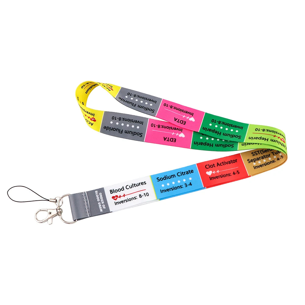 Medical Doctor Nurse Lanyards for Key Neck Strap For Card Badge Gym Key Chain Lanyard Key Holder DIY Hang Rope Keychain 7~11days