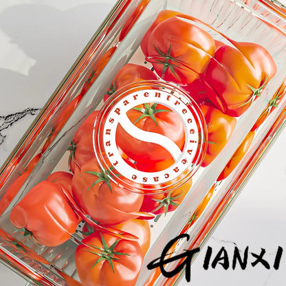 GIANXI Refrigerator Storage Box Food-grade Kitchen Special Storage Box Food Fruit And Vegetable Fresh-keeping Box 9~13days