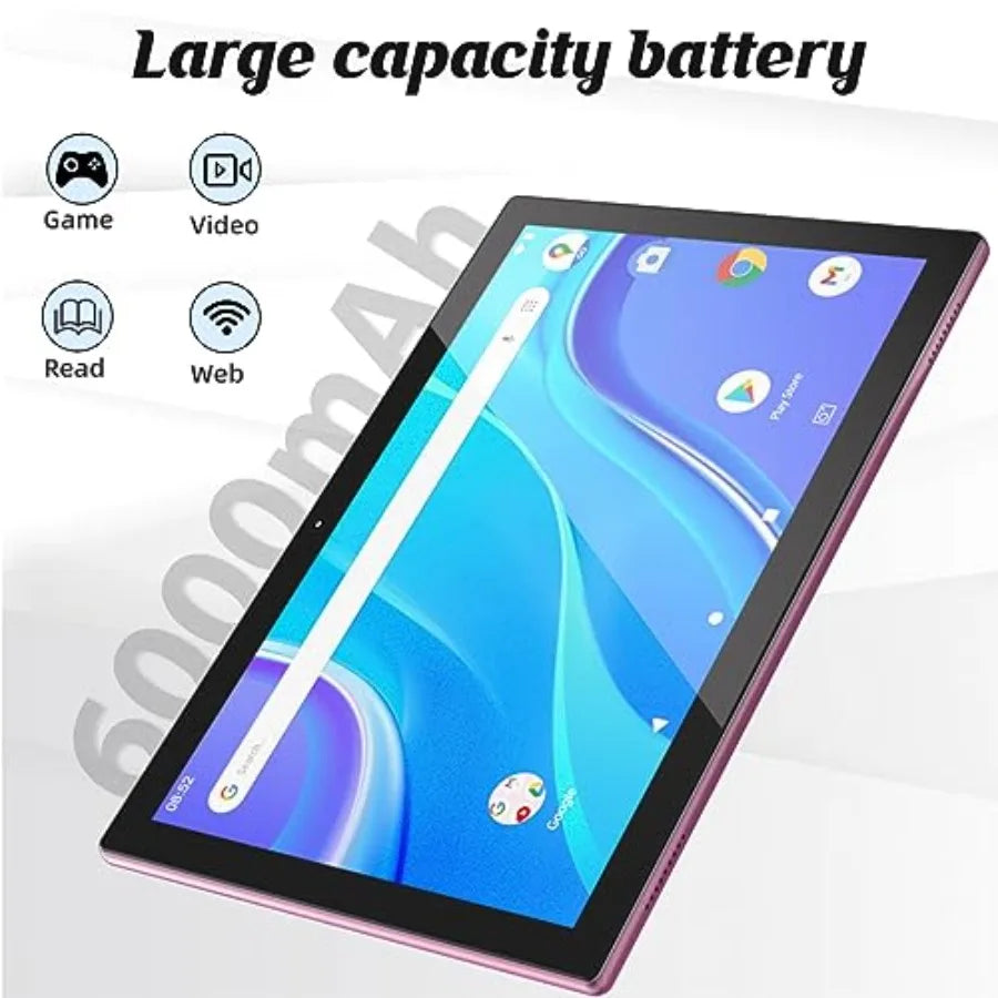 Tablet for office use aluminum alloy body silver color 2-in-1 detachable keyboard and stylus included 3~8days