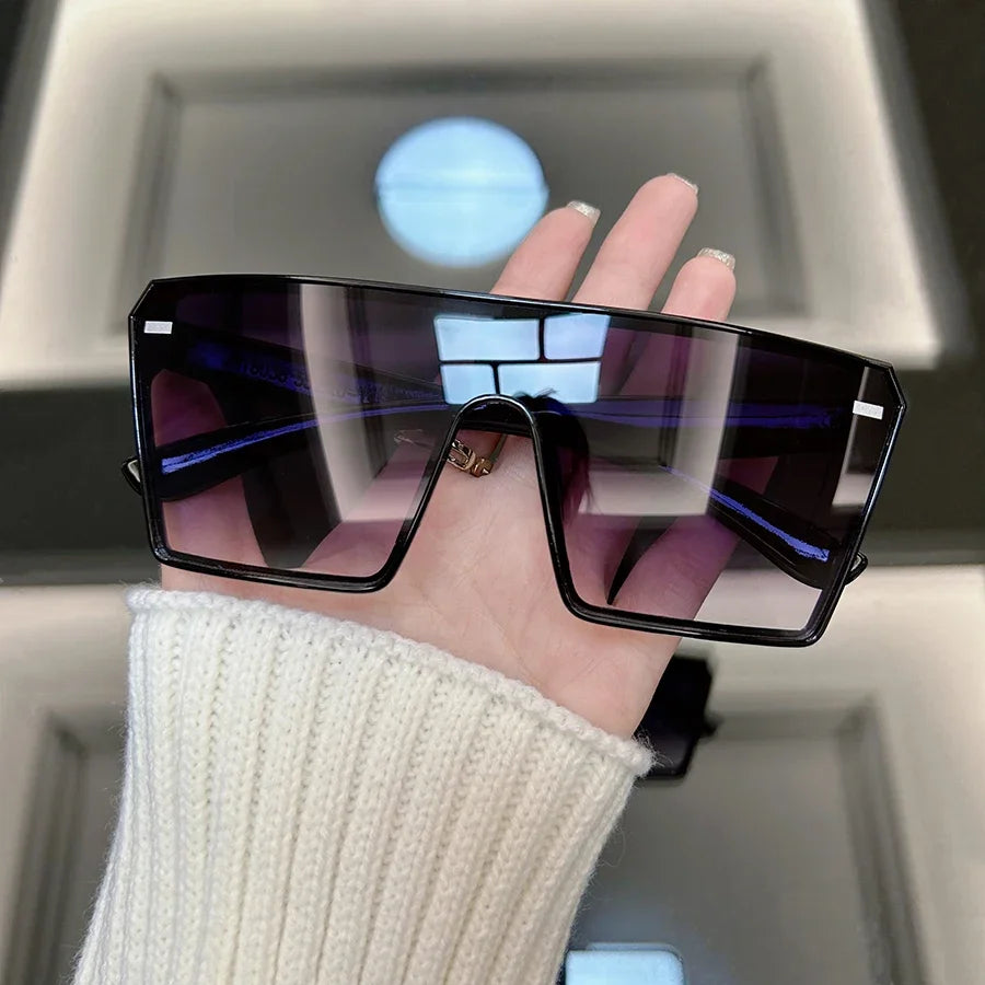 Fashion Vintage Square Sunglasses Women Men Brand Designer Retro Sun Glasses Female Male Frame Punk Mirror Oculos De Sol 9~13days