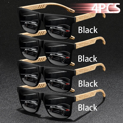 4PCS Luxury Designer Sunglasses Set 9~13days