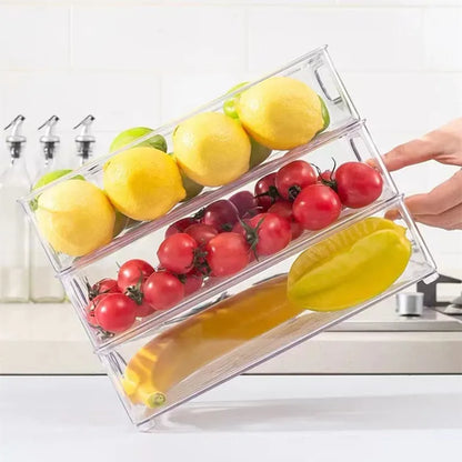 Refrigerator Organizer Bin Food Refrigerator Organizer Fridge Storage Box Organizers Plastic Food Storage kitchen Organizers 5~8days