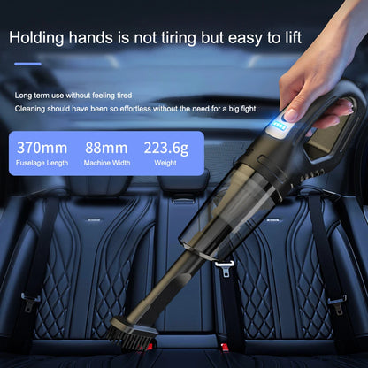 12W Car Cordless Vacuum Cleaner Portable Handheld Vacuum Powerful Suction Mini Vacuum Cleaner USB Rechargeable for Vehicle/Home 9~12days