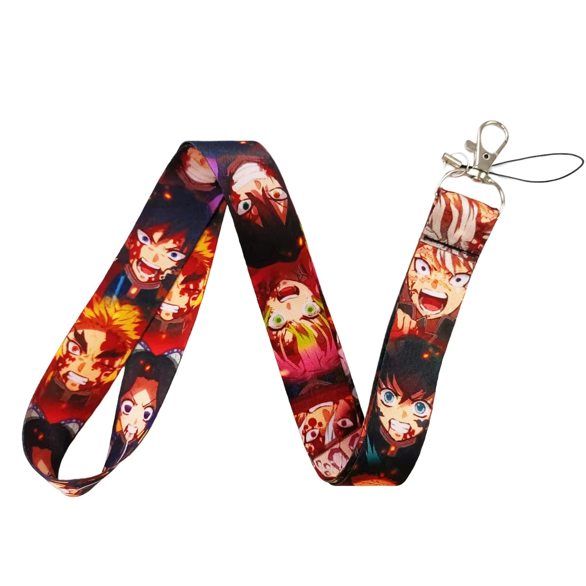 Anime Neck Strap Lanyards Keychain ID Card Pass Hang Rope Lariat Lanyard Key Chain Key Ring Badge Holder Accessories Gifts 7~11days