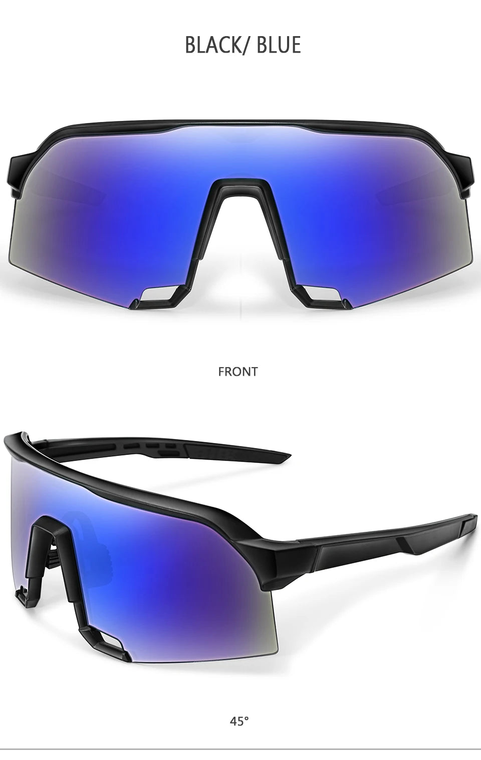 New Style Outdoor Sports Sunglasses Oversize Windproof Goggles for Men And Women Cycling Bicycle Road Hiking Camping 10~13days