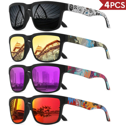 4PCS Square Sports Sunglasses 9~13days