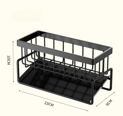 Kitchen Sink Drain Rack Organizer Stainless Steel Self-draining Sink Shelf Soap Sponge Holder Dishcloth Towel Rack filter basket 7~10days