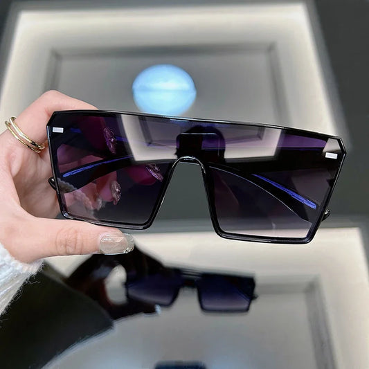 Fashion Vintage Square Sunglasses Women Men Brand Designer Retro Sun Glasses Female Male Frame Punk Mirror Oculos De Sol 9~13days