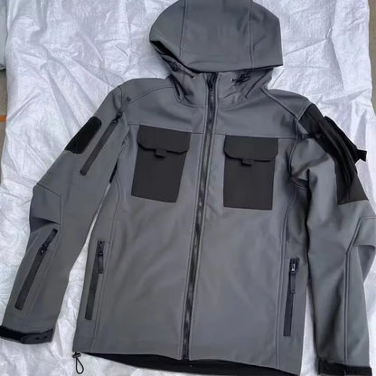 Tactical Jackets Men Outdoor Waterproof Hood Windbreaker 10~16days